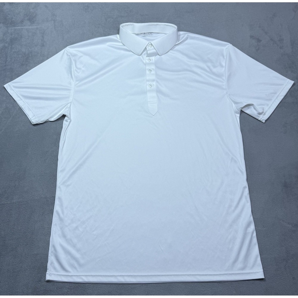 Collars and Co Polo Shirt Mens 2XLT Dress Collar White Normcore Athleisure